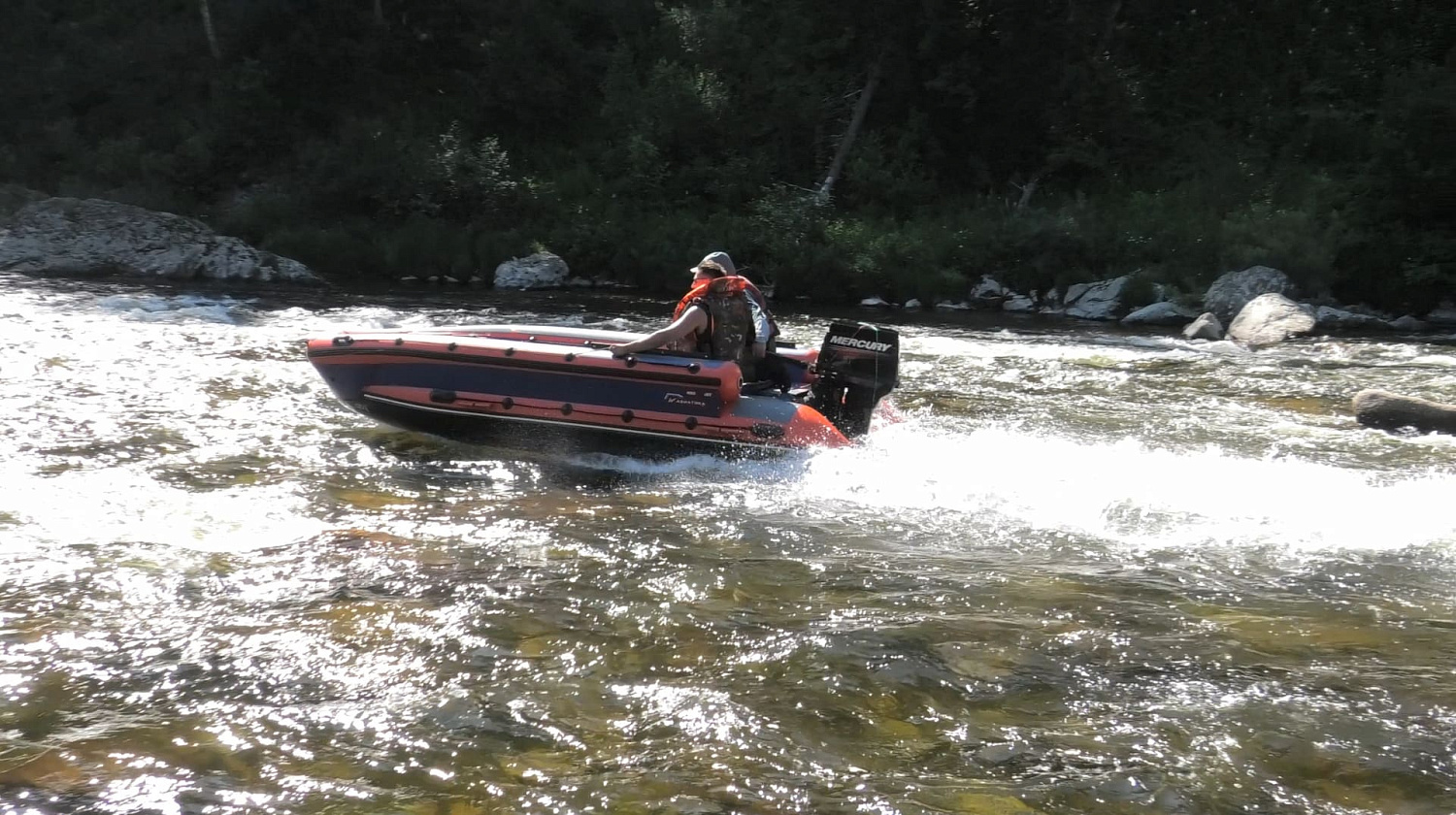 Летние тесты на горной реке Бельсу в Междуреченске