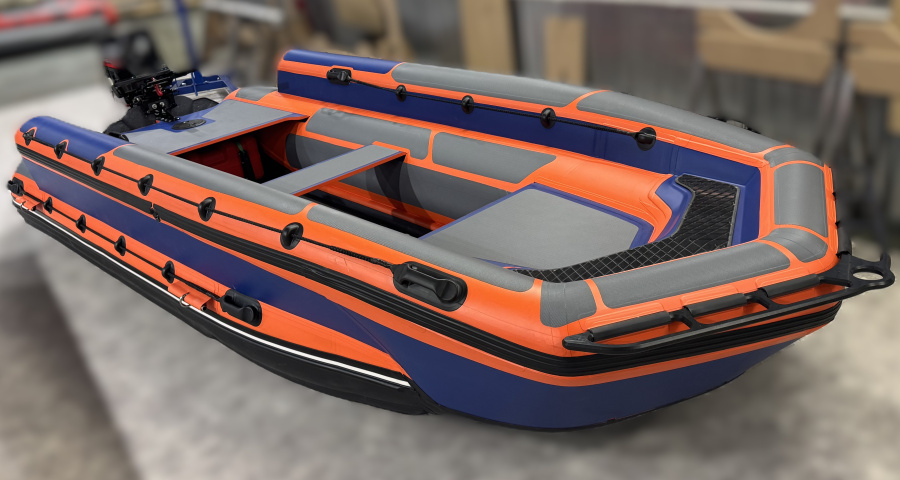 Лодка надувная с жестким дном А-490 Jet Риб