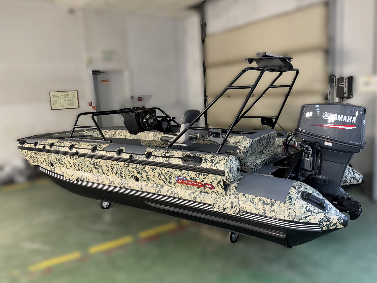 Лодка надувная с жестким дном А-540 Jet Риб