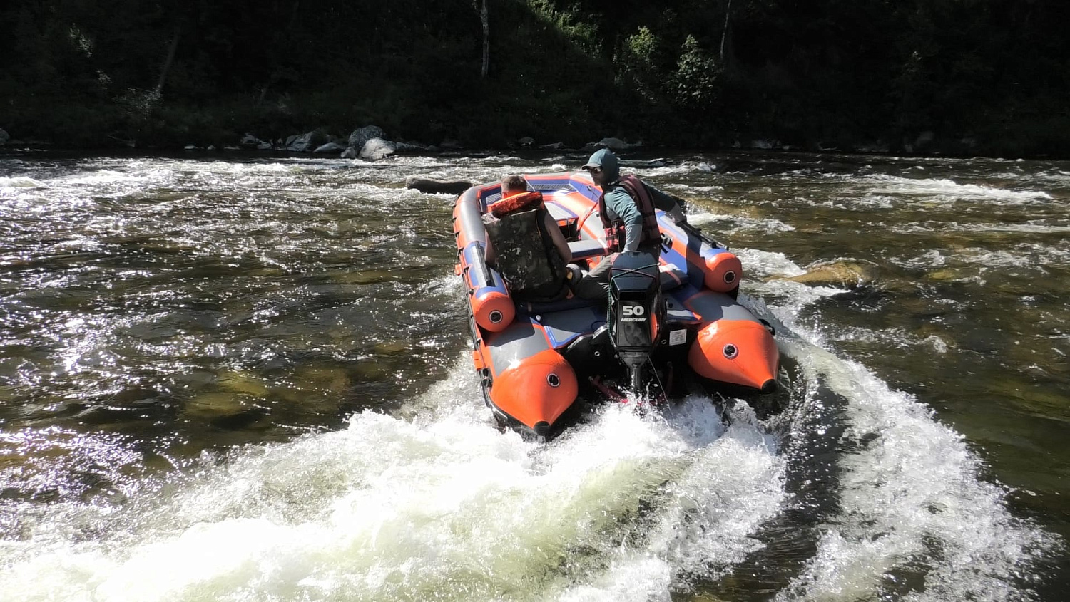 Летние тесты на горной реке Бельсу в Междуреченске