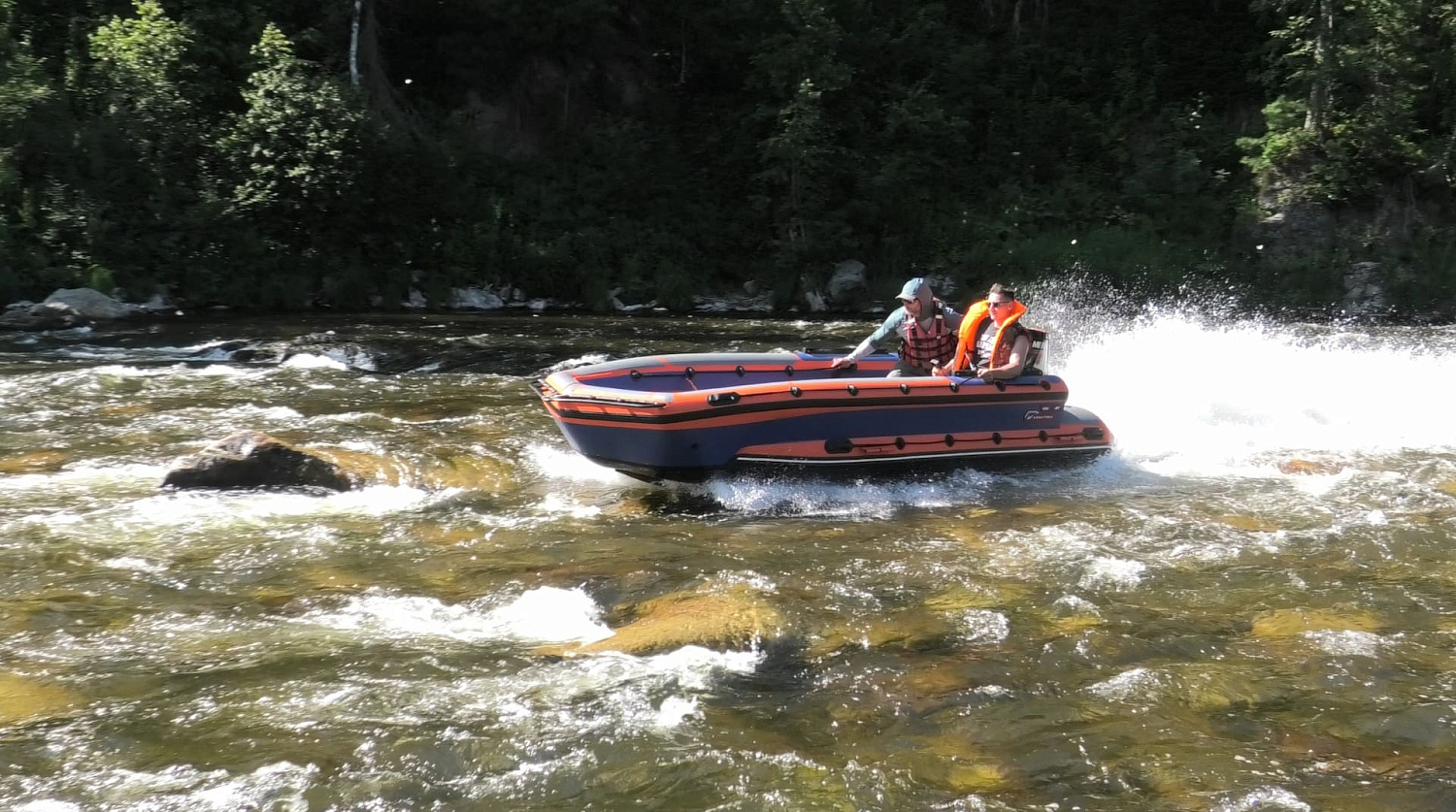 Летние тесты на горной реке Бельсу в Междуреченске