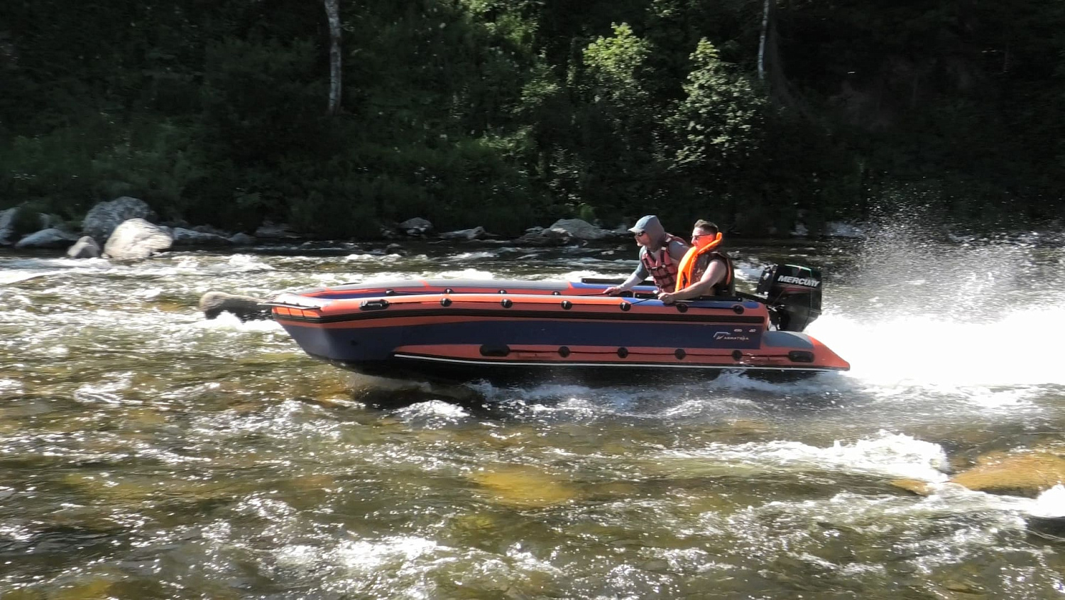 Летние тесты на горной реке Бельсу в Междуреченске