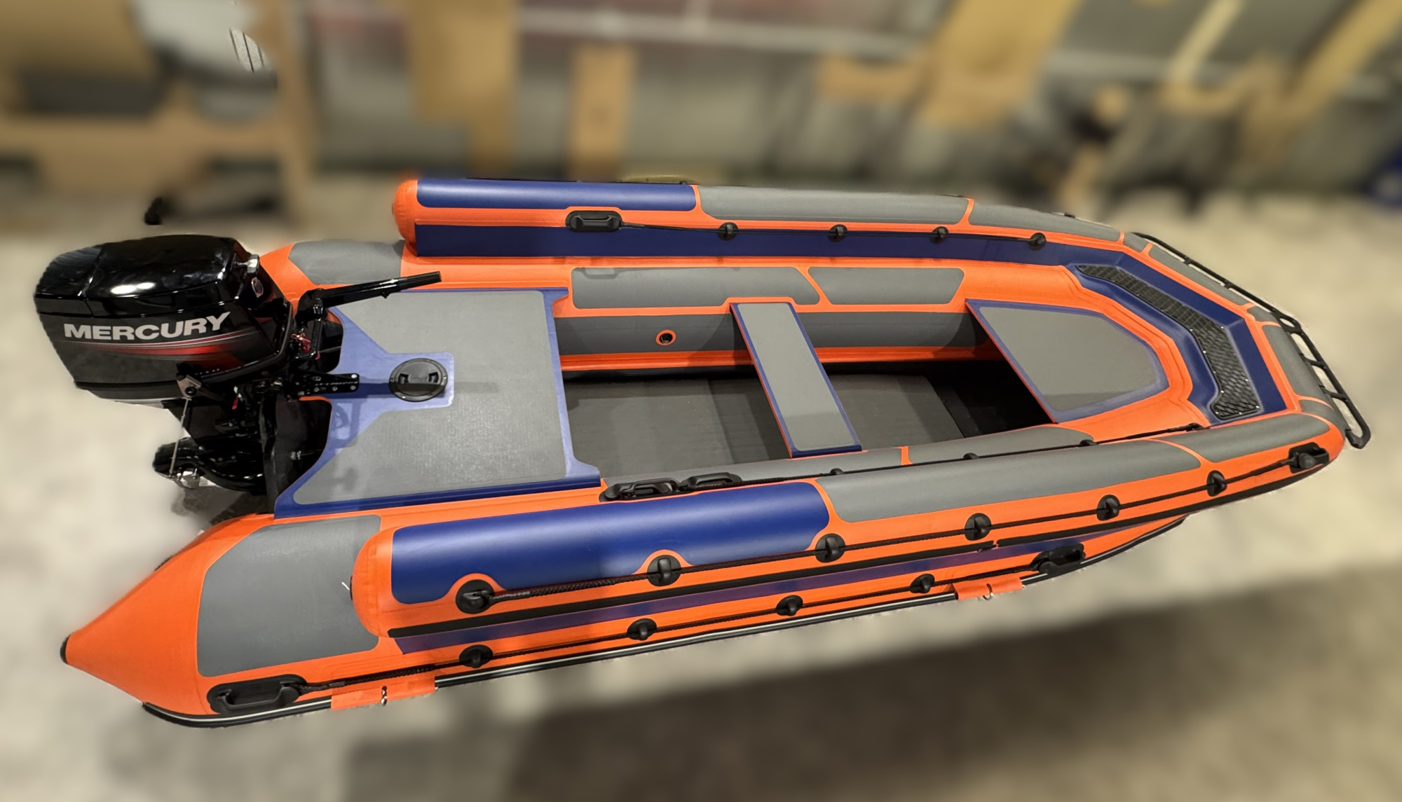 Лодка надувная с жестким дном А-490 Jet Риб