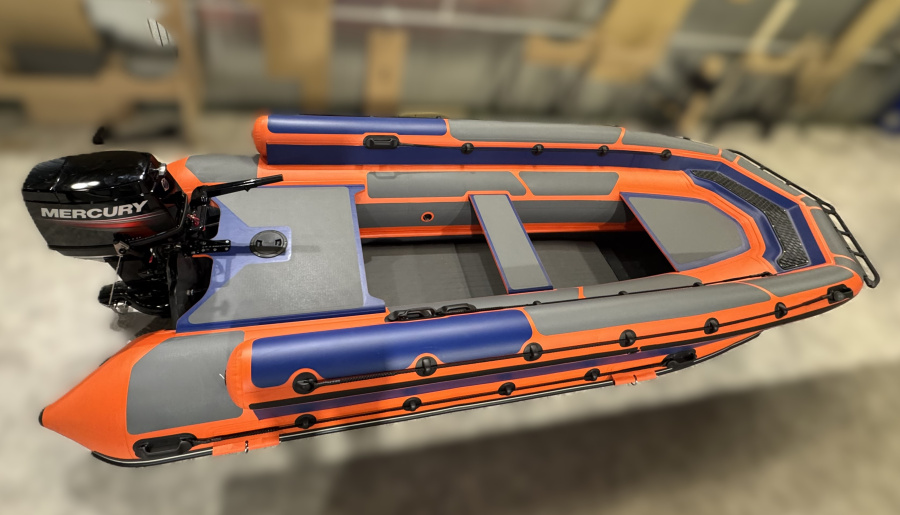 Лодка надувная с жестким дном А-490 Jet Риб