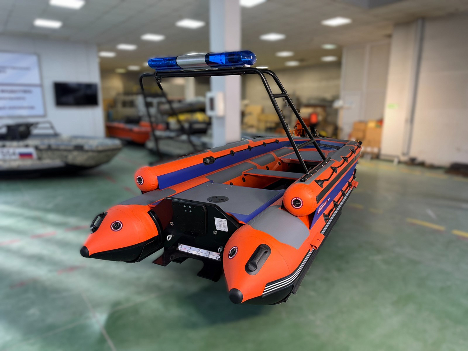 Лодка надувная с жестким дном А-490 Jet Риб