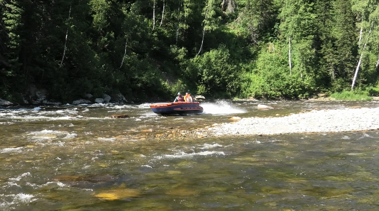 Летние тесты на горной реке Бельсу в Междуреченске